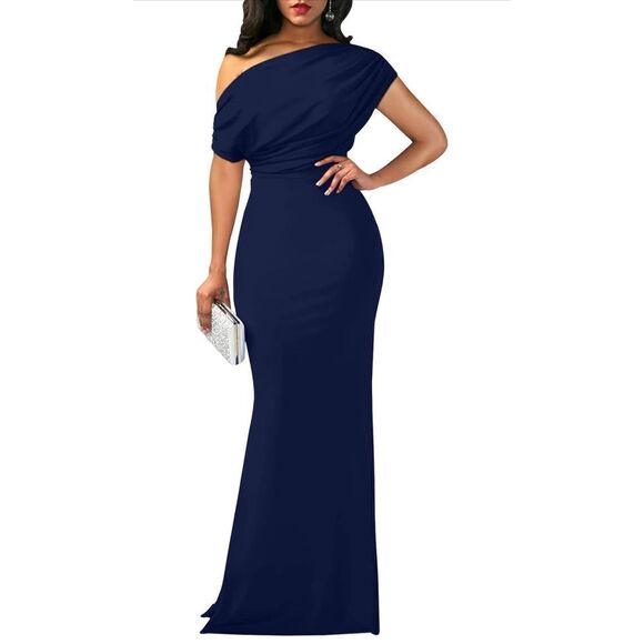 NEW Bodycon Formal Maxi Elegant Evening Party Dress M - Picture 1 of 5